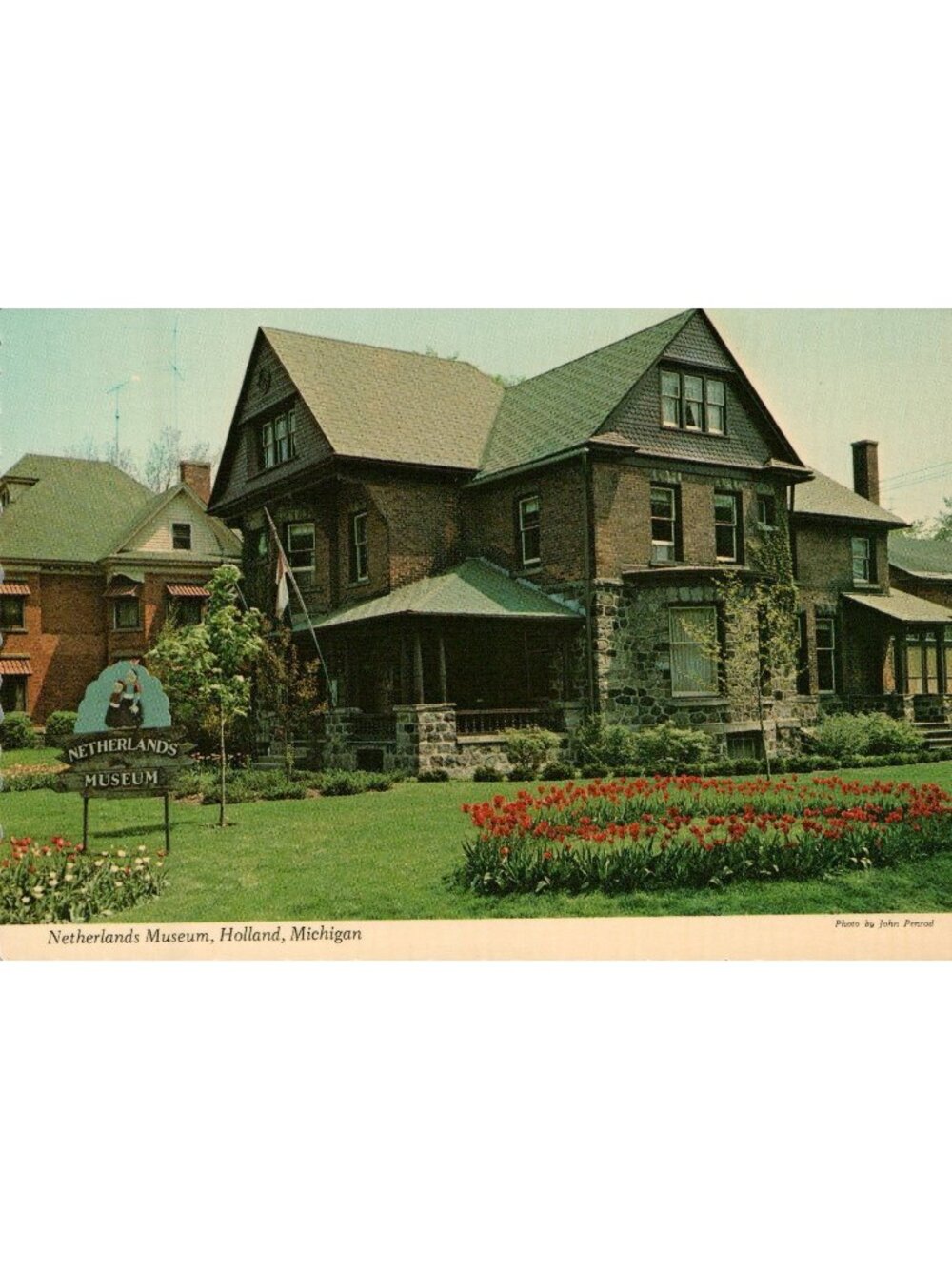 Vintage Netherlands Museum Holland Michigan Postcard 8696-C Penrod/Hiawatha Coot